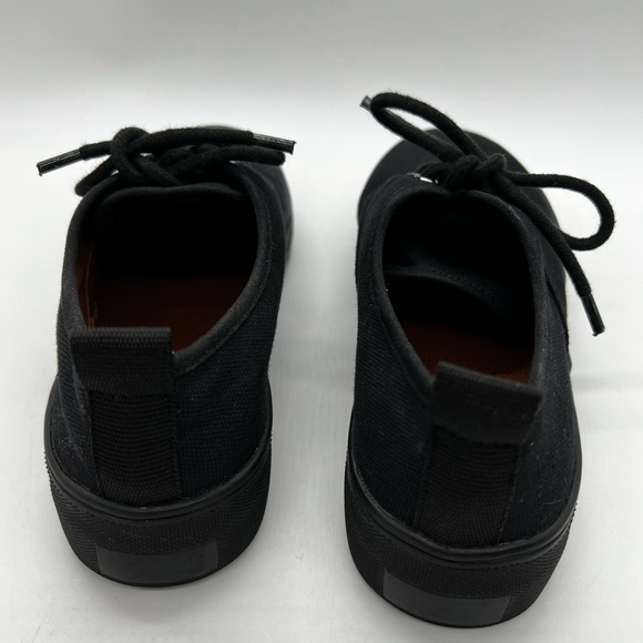 Moussy Classic Black Women's Canvas Sneakers Size 6 - Picture 6 of 15